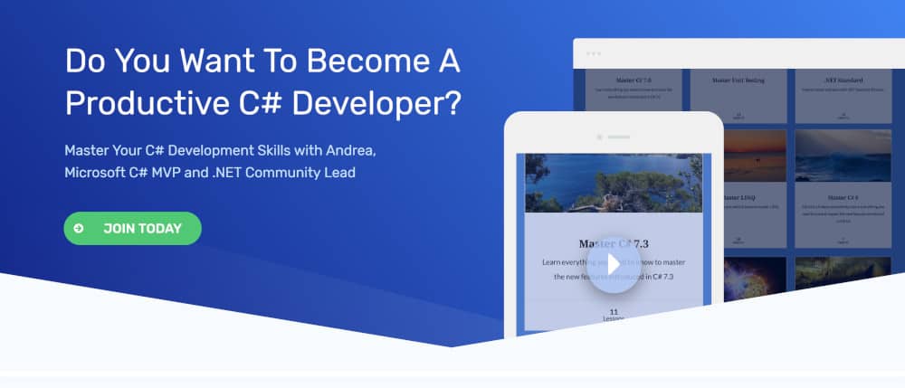 Productive C# featured on Course Method
